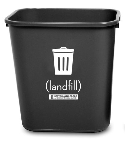 Small Deskside Trash Bin