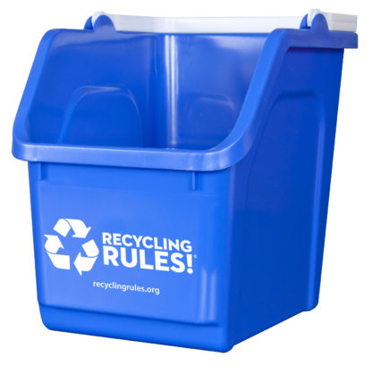 6 Gallon "Multi" Stackable Recycling Bin (new logo)